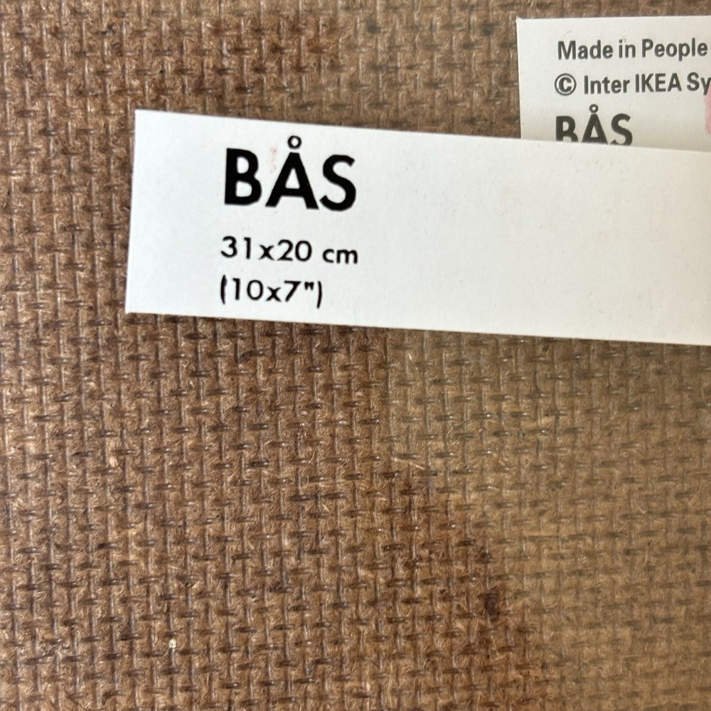 IKEA Bas 10 x 7 Natural Wood Shadow Box Picture Frame with Glass Front New - Picture 3 of 4